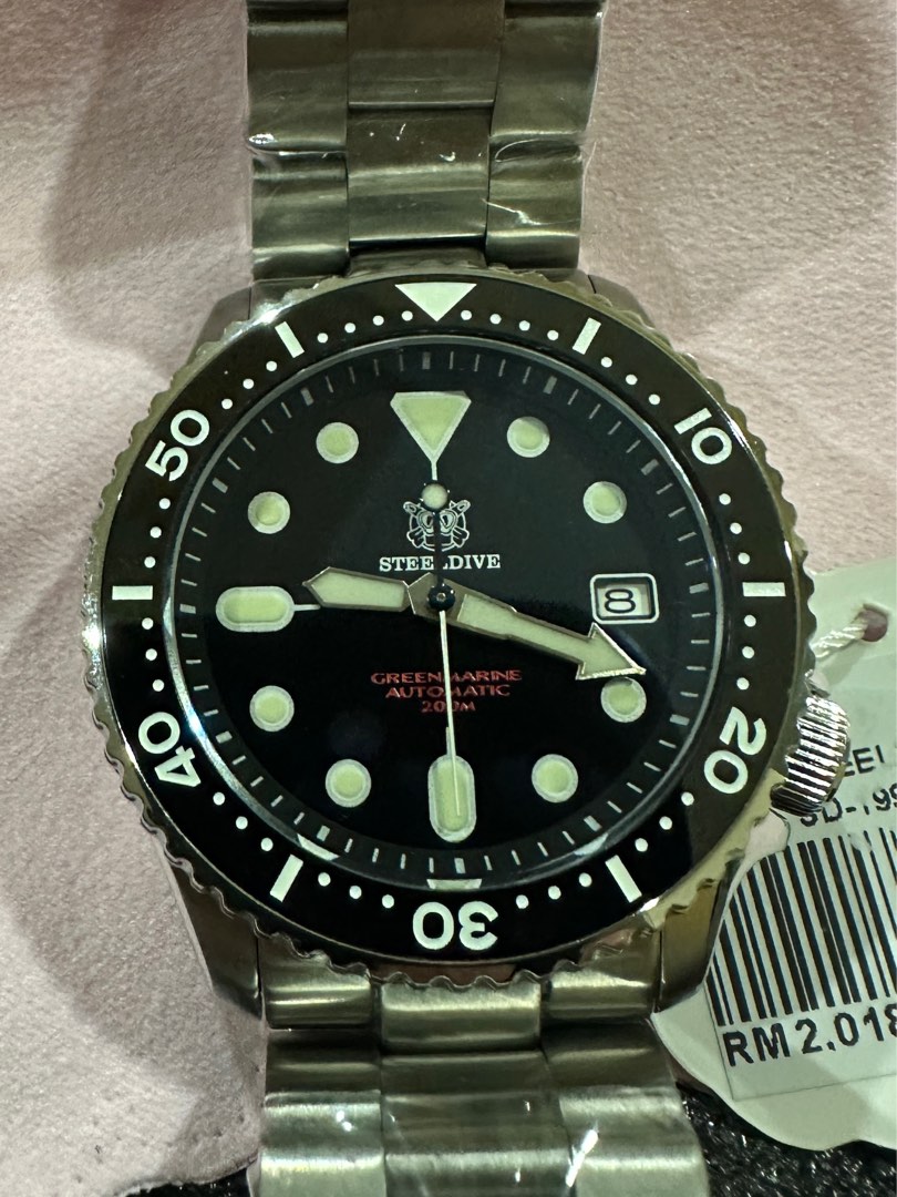 Steeldive automatic watch, Men's Fashion, Watches & Accessories ...