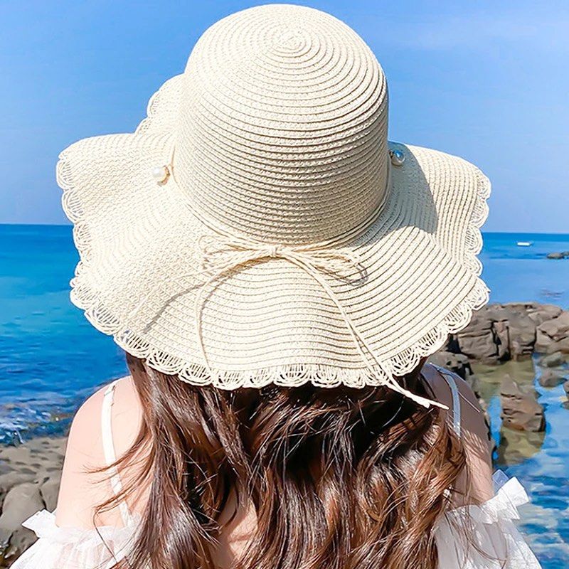 Straw Hat Women Beach Hat, Women's Fashion, Watches & Accessories