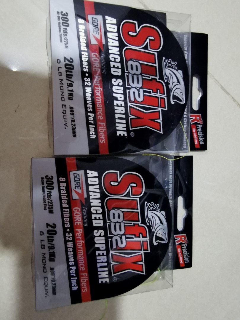 Sufix 832 20lb, Sports Equipment, Fishing on Carousell