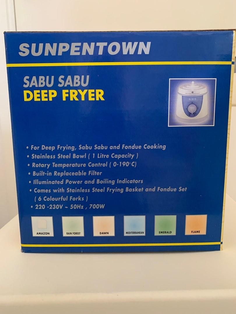 Sunpentown 尚朋堂 迷你炸爐 油炸鍋 日式火鍋 芝士火煱, 傢俬＆家居, 廚具和餐具, 炊具及配件 Carousell