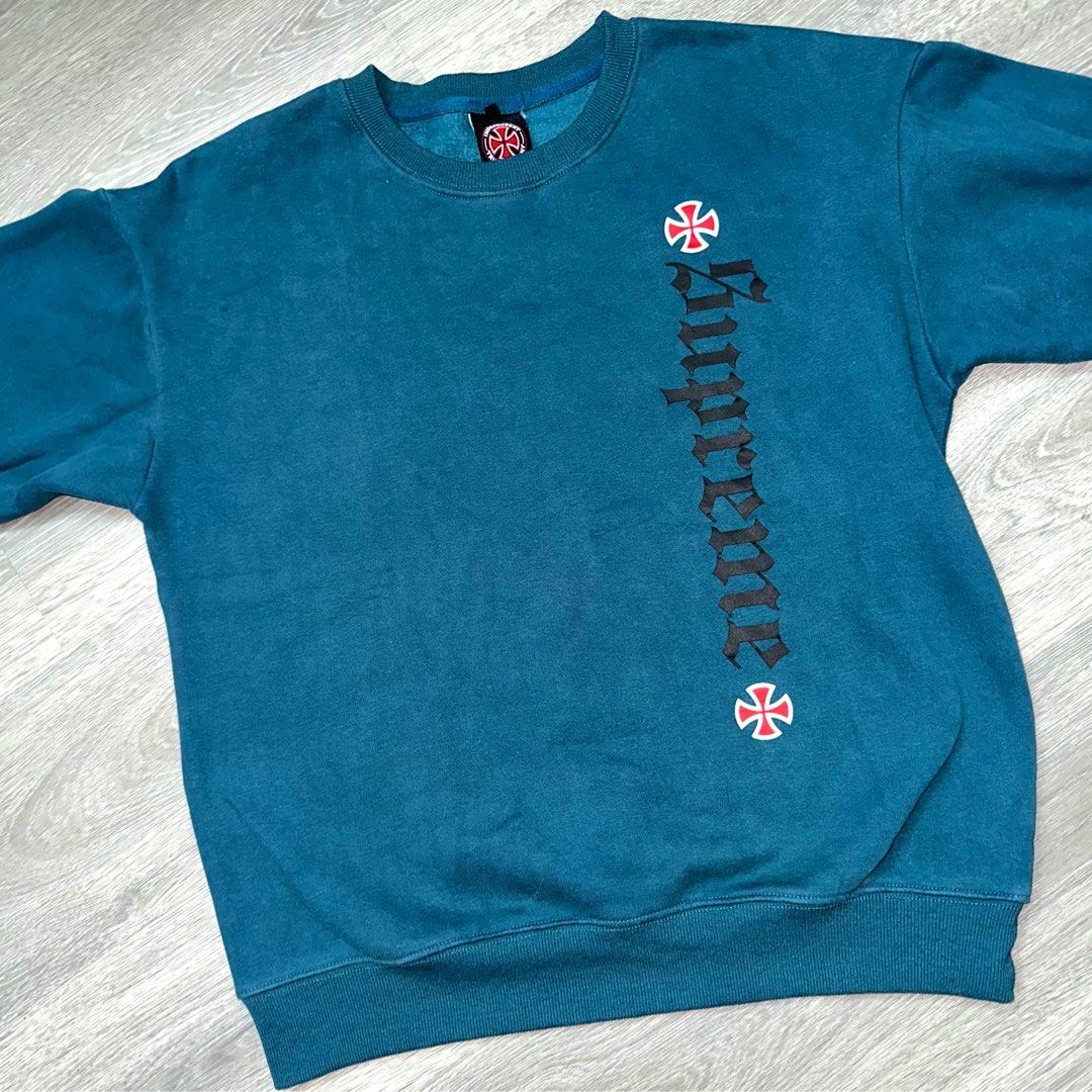 Supreme independent sweater store