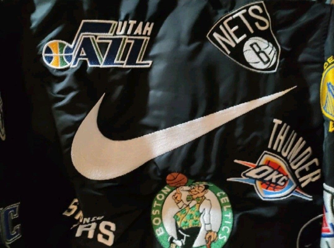 Supreme Nike NBA teams black Jacket 潮牌聯名款黑色外套, 他的時尚