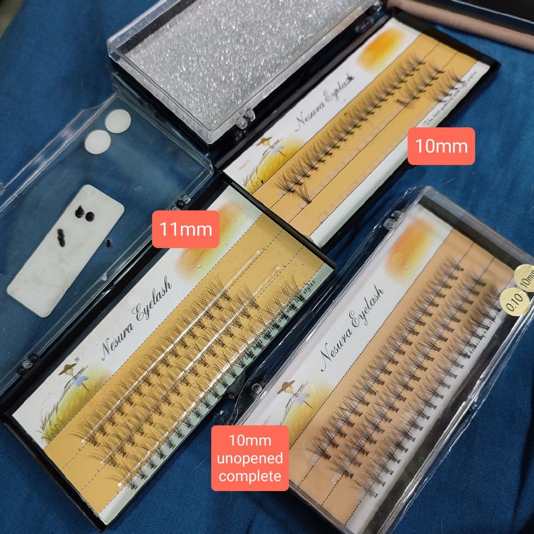 Take All Eyelash Extension Set for DIY (Category: Makeup) located in Quezon City. Submitted by ms.jambs (Listing ID 1264843810, Image 2). Description: for diy eyelash extensions in clusters, madali ikabit very natural yung hair take all one set unused pa rfs: wala na time di na nagamit uli.