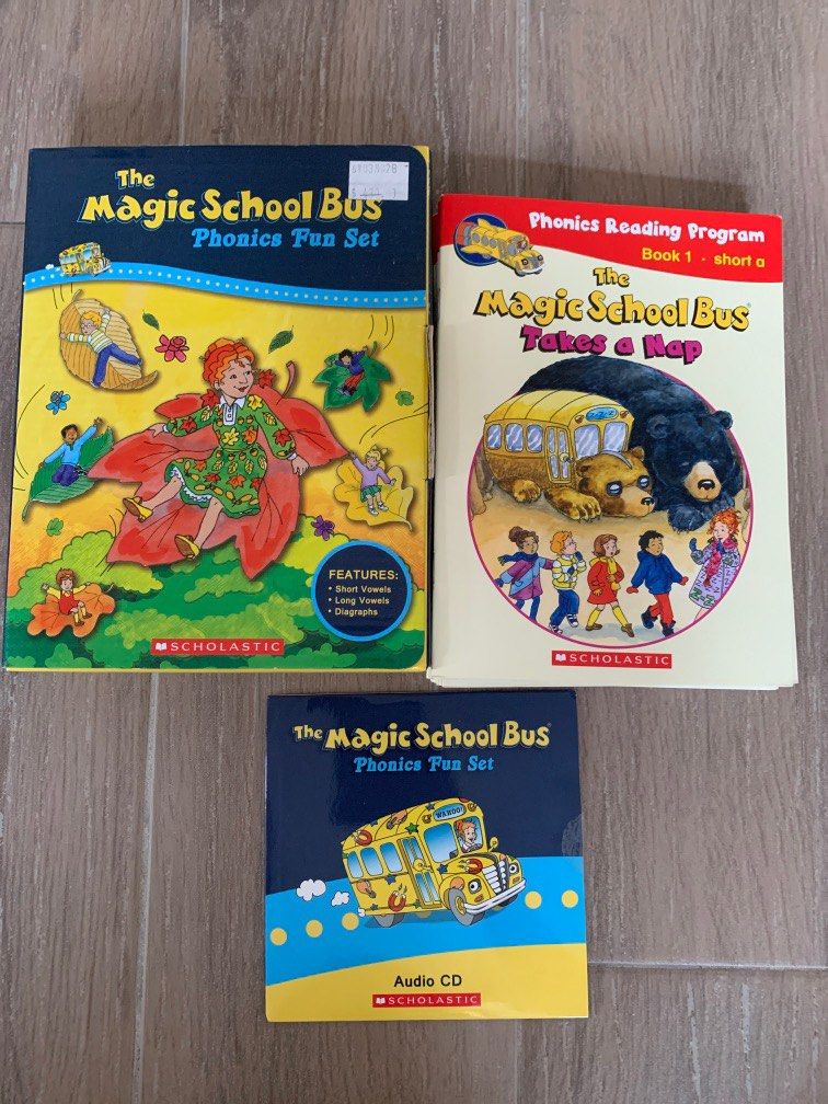 The Magic School Bus Phonics Fun Set 神奇校車自然拼讀12冊點讀書