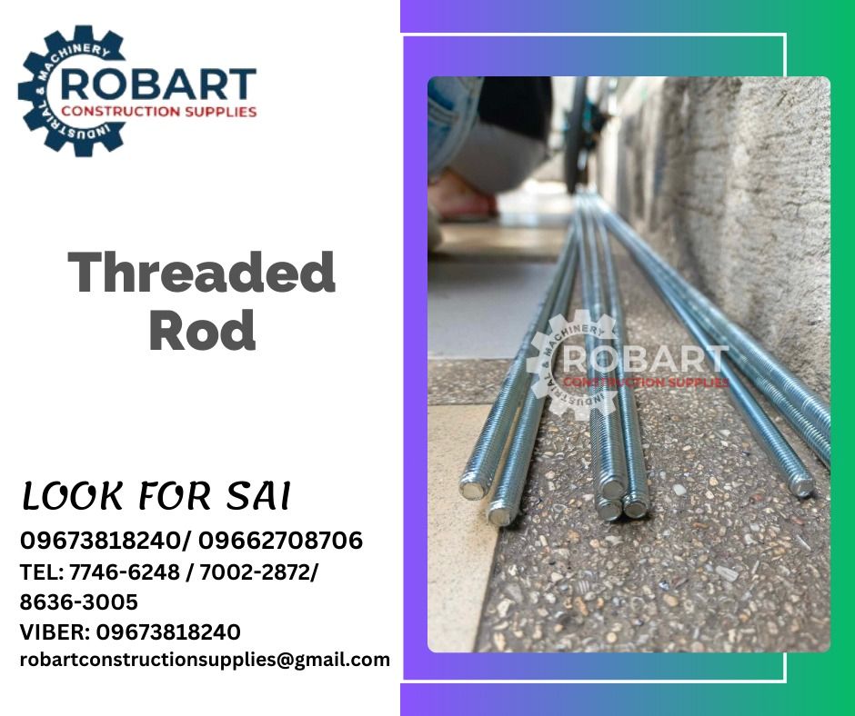 Threaded Rod, Commercial & Industrial, Construction Tools & Equipment ...