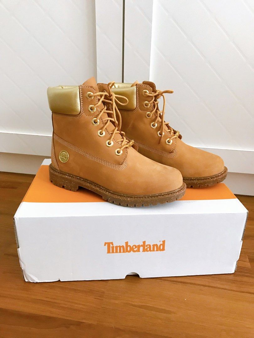 Gold timberland boots cheap