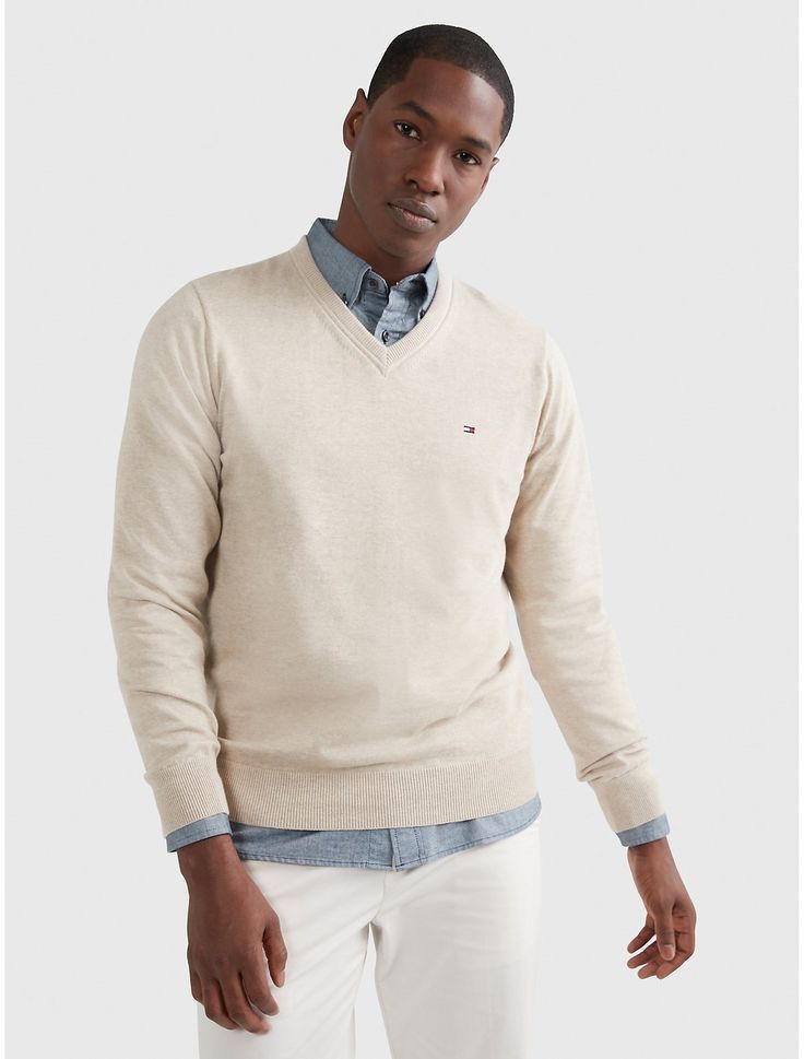 White sales hilfiger sweatshirt