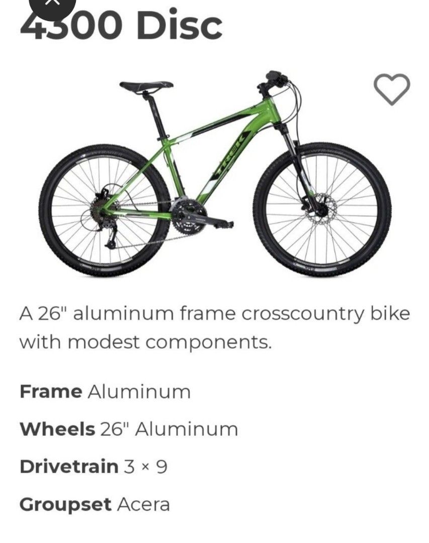 Trek discount 4300 green