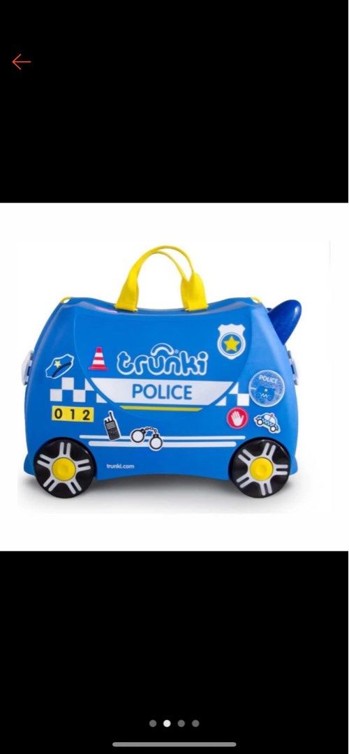 Trunki luggage kids little carrier luggage blue police Hobbies