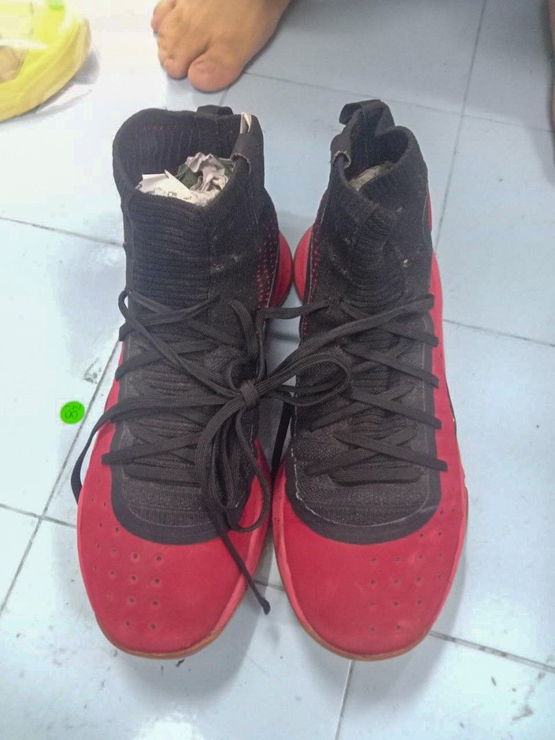 Under armour curry hot sale 4 men grey
