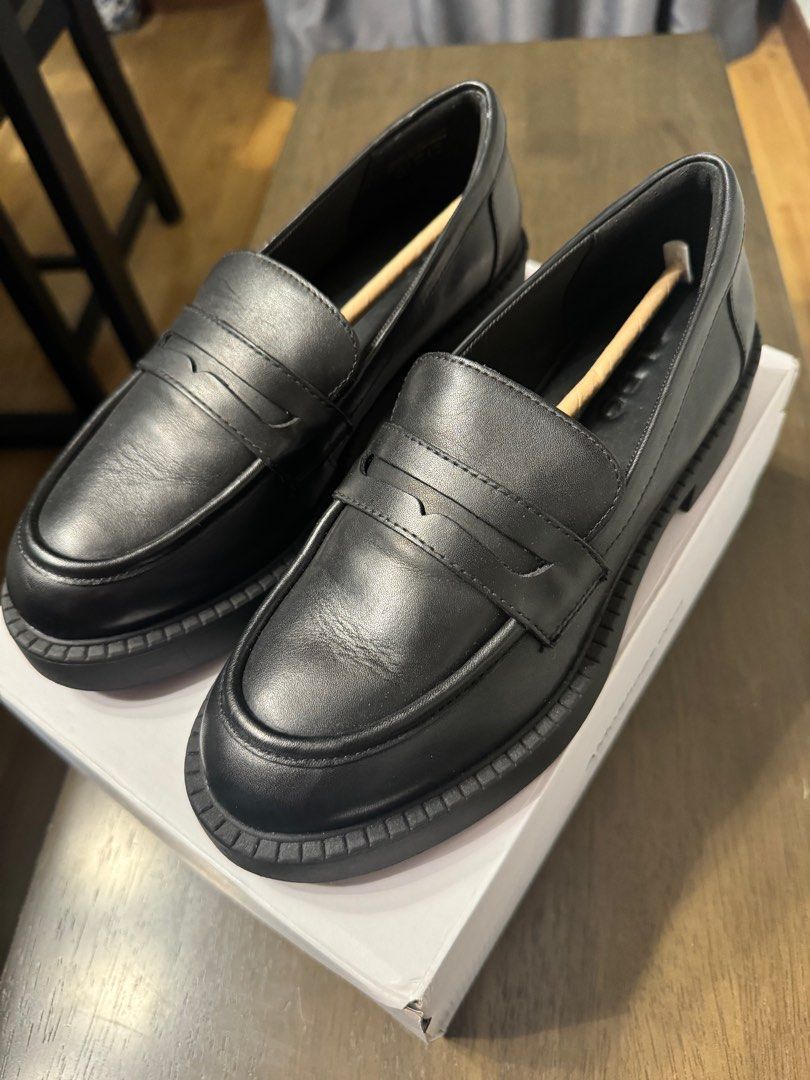 Mens cheap heeled loafers