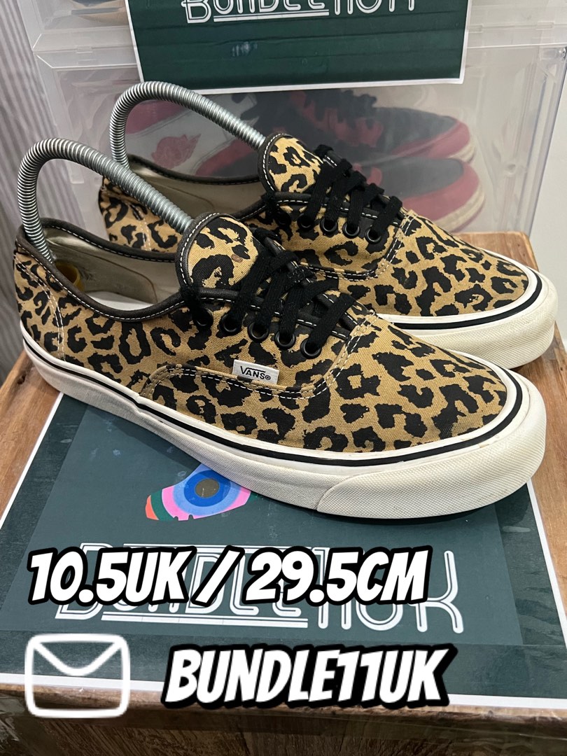 Vans Authentic 44 DX Leopard 10.5UK Men s Fashion Footwear