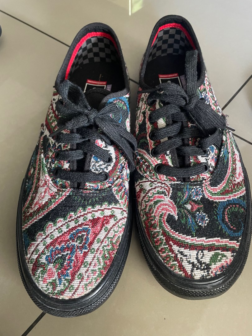 Vans Skate Authentic Tapestry Paisley Women s Fashion Footwear Sneakers on Carousell