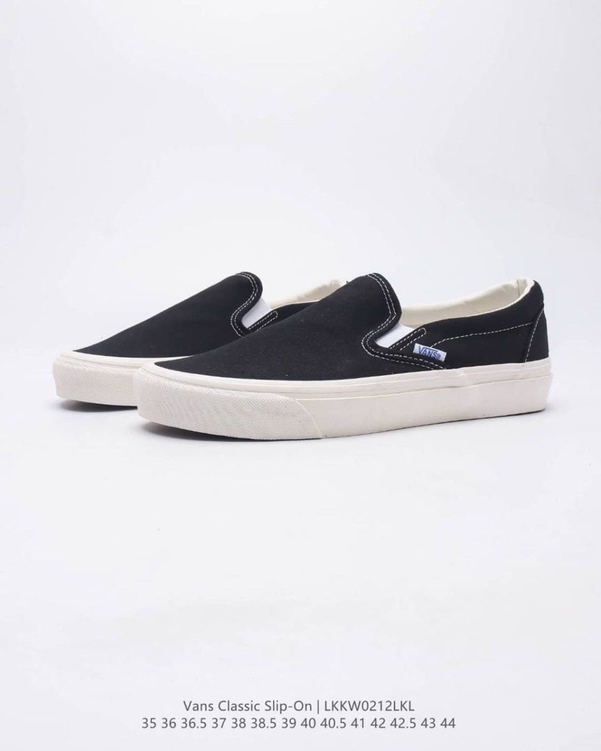 Vans Vault OG Classic Slip-on 98 DX Men's and women's canvas skateboard  shoes EU Size：35 36 37 38 39 40 41 42 43 44 - Main Image