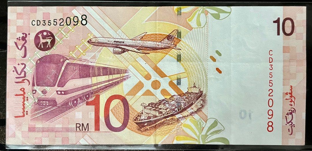 [VERY RARE] Duit lama @old notes Malaysia ten ringgit signed by Ali ...