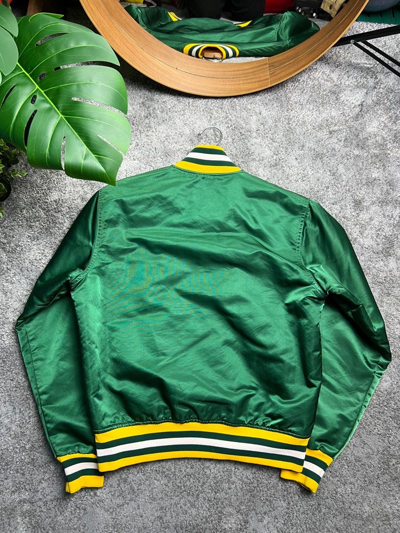 Vintage Starter Green Bay Packers Lettermen Varsity Jacket Wool