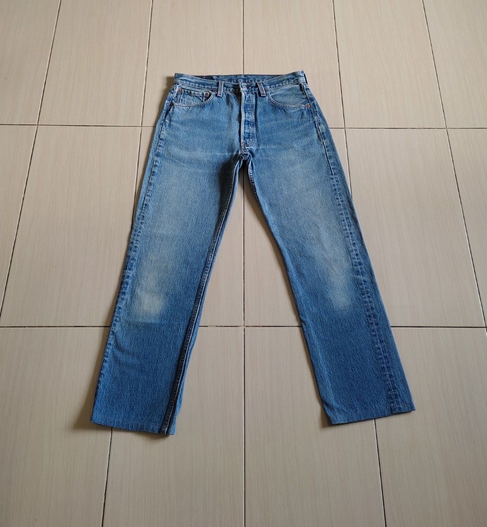 VINTAGE LEVI'S 501 GERONIMO JEANS (SAIZ 32), Men's Fashion