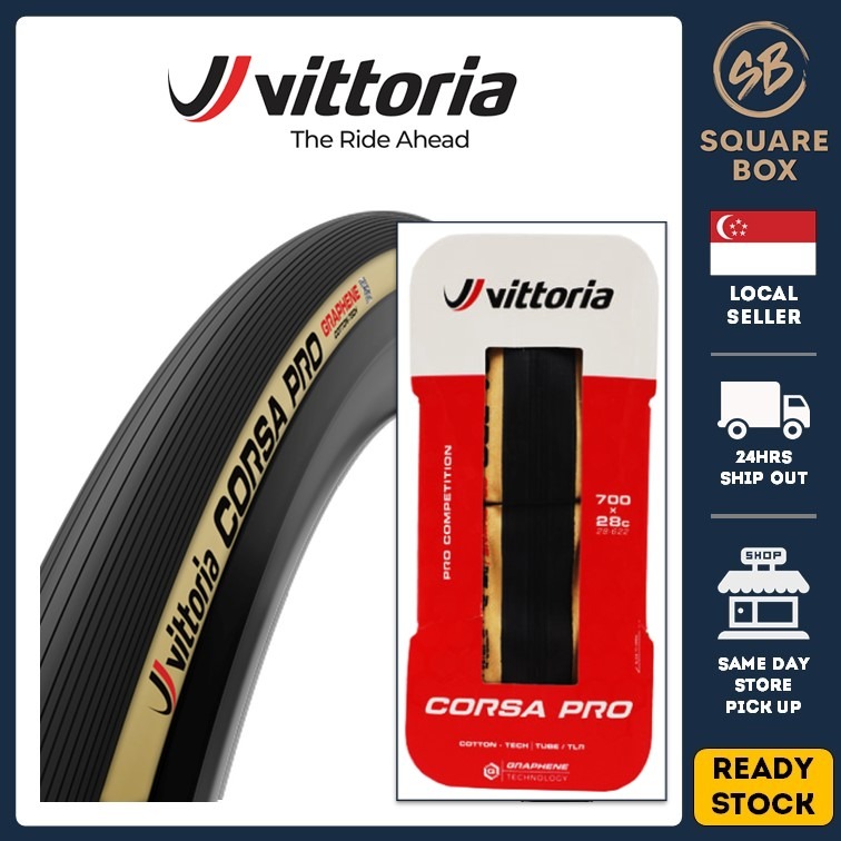VITTORIA CORSA PRO SPEED 700x28 BK/TAN FOLD/320 TLR