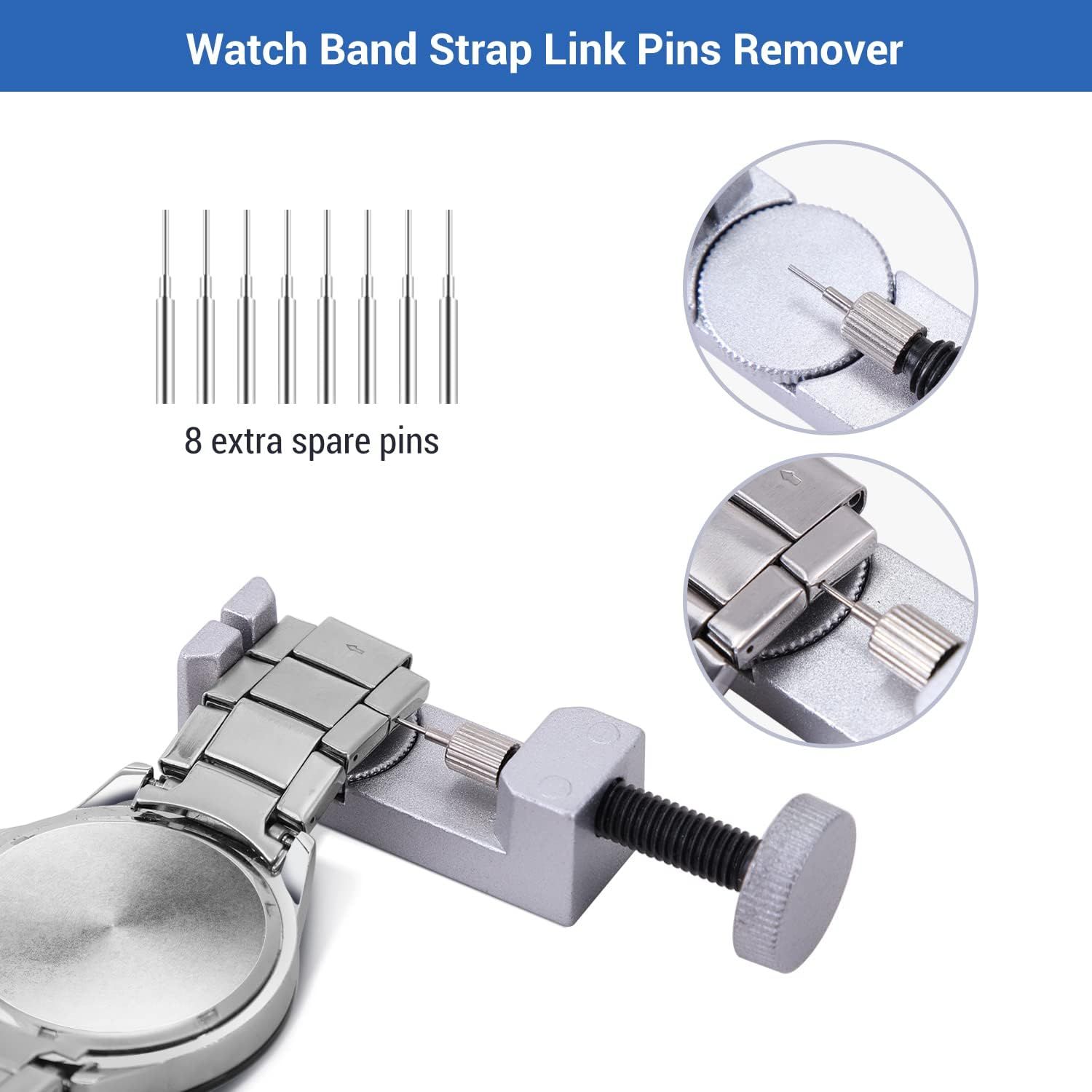 Watch Repair Kit Ohuhu 192 PCS Watch Battery Replacement Tool Kit