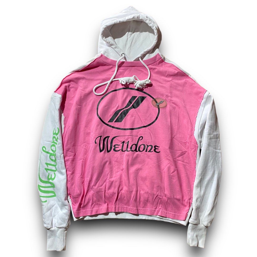 WE11DONE Hoodie 2015 Authentic, Fesyen Pria, Pakaian Baju Luaran