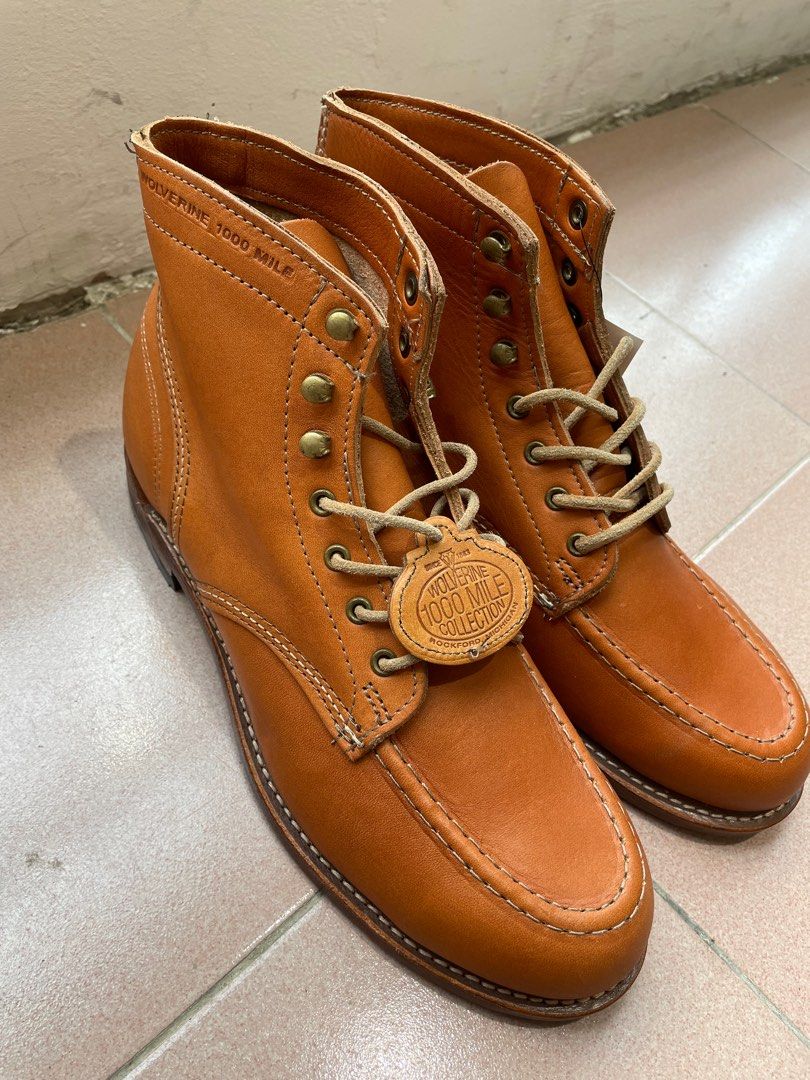 Wolverine 1000 miles boots Men s Fashion Footwear Boots on