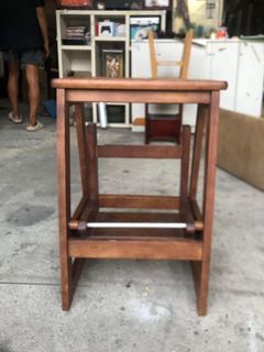 Wooden stool stepper