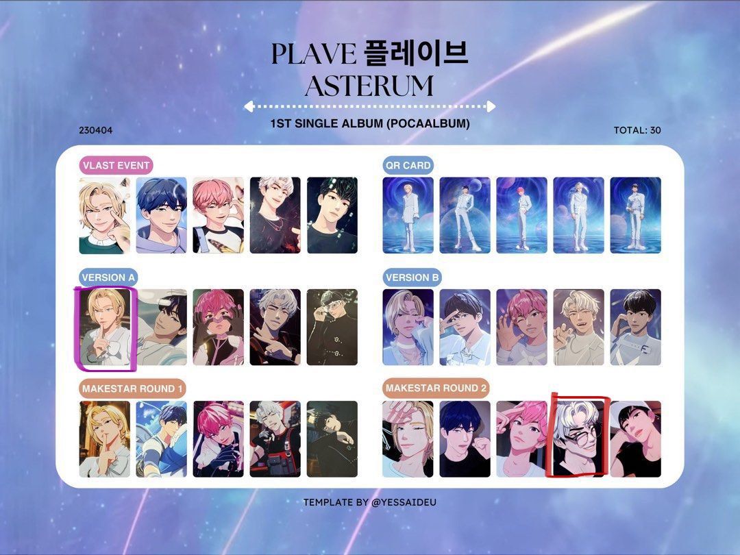 PLAVE 3rd Mini Album [Caligo Pt.1] Makestar POB - Eunho WTB