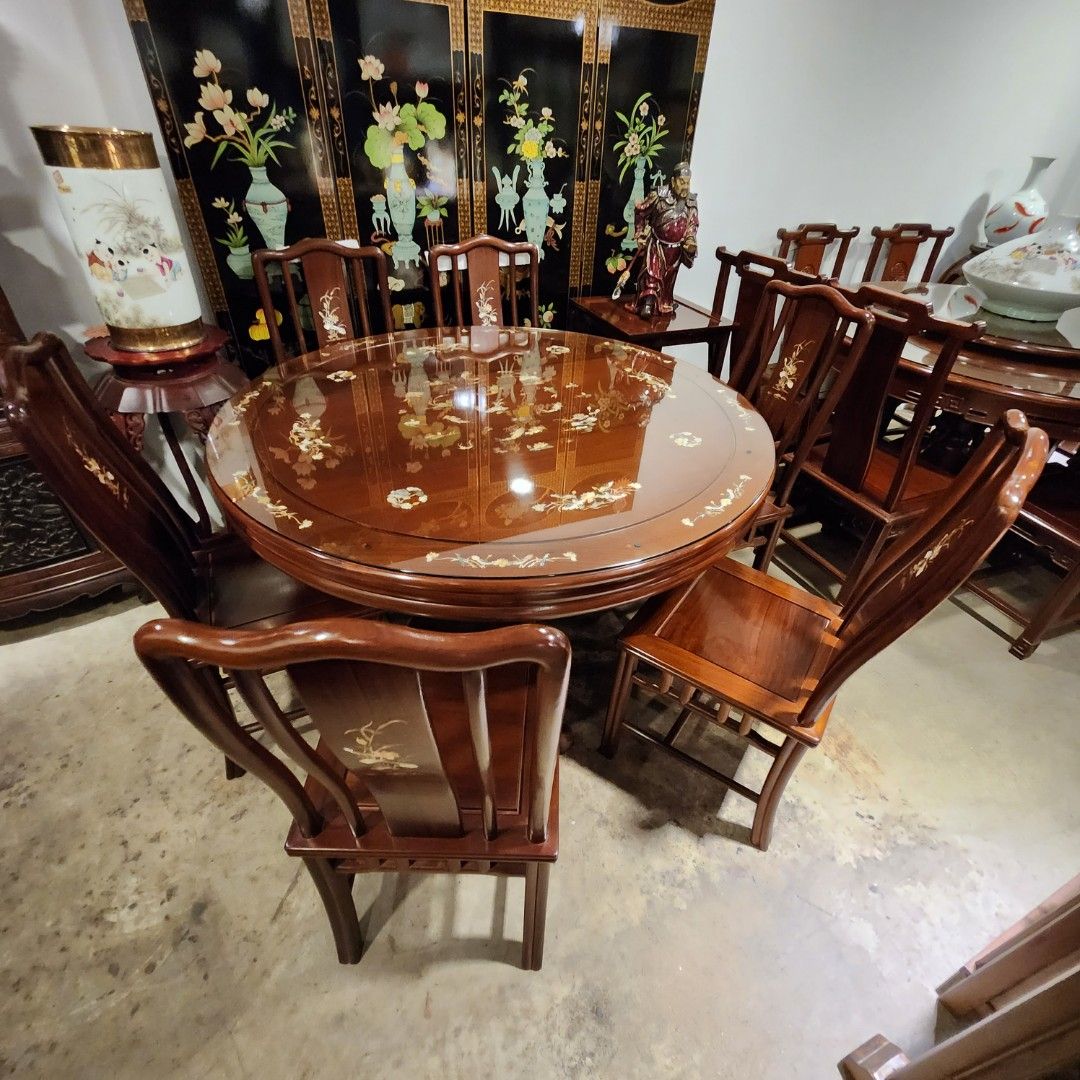 Rosewood Dinning Set Furniture Home Living Furniture Tables