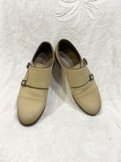 ZARA 真皮男鞋 麂皮 僧侶鞋 皮鞋（41號）