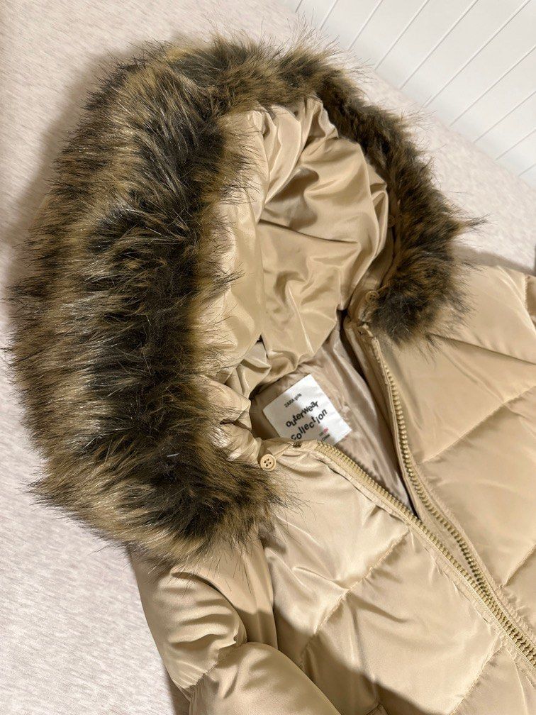 Girls puffy coat hot sale