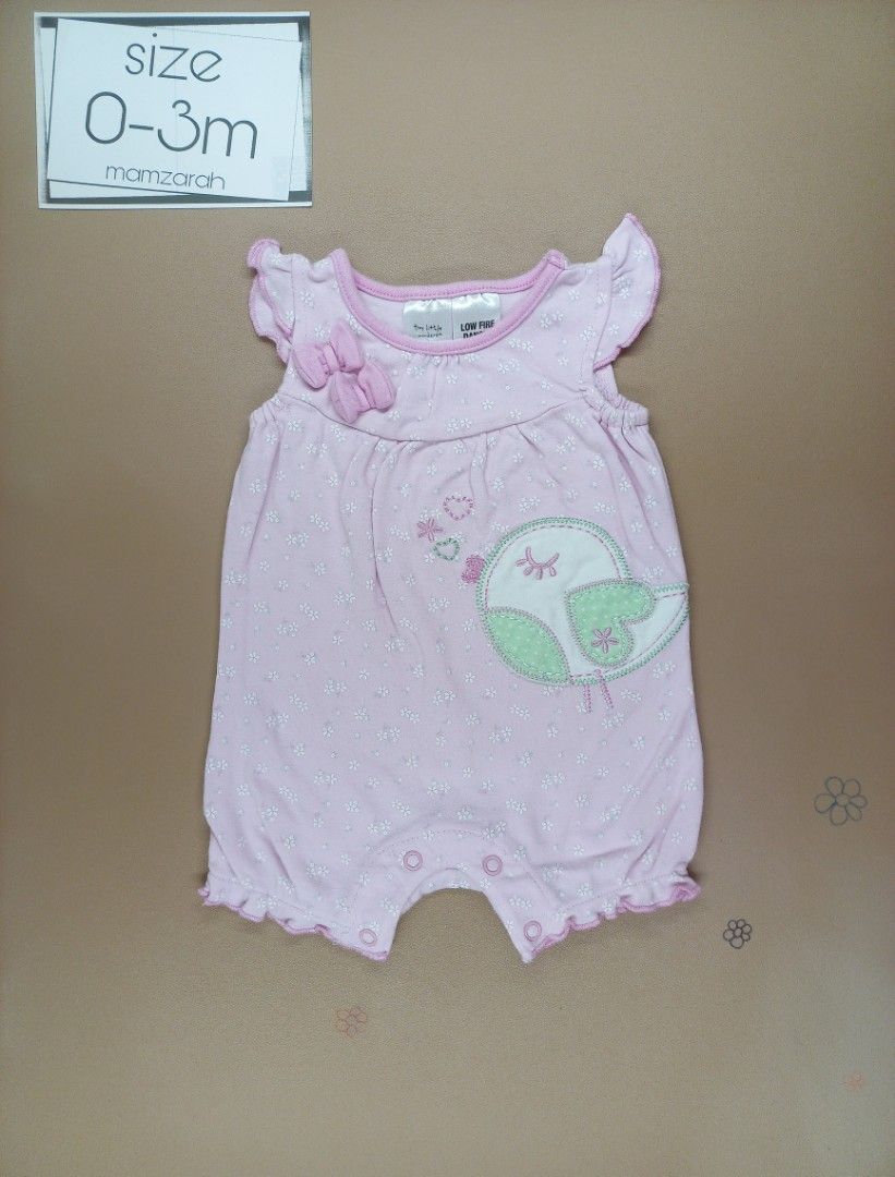 0 3 Tiny Little Wonders Singlet Frill Jumper