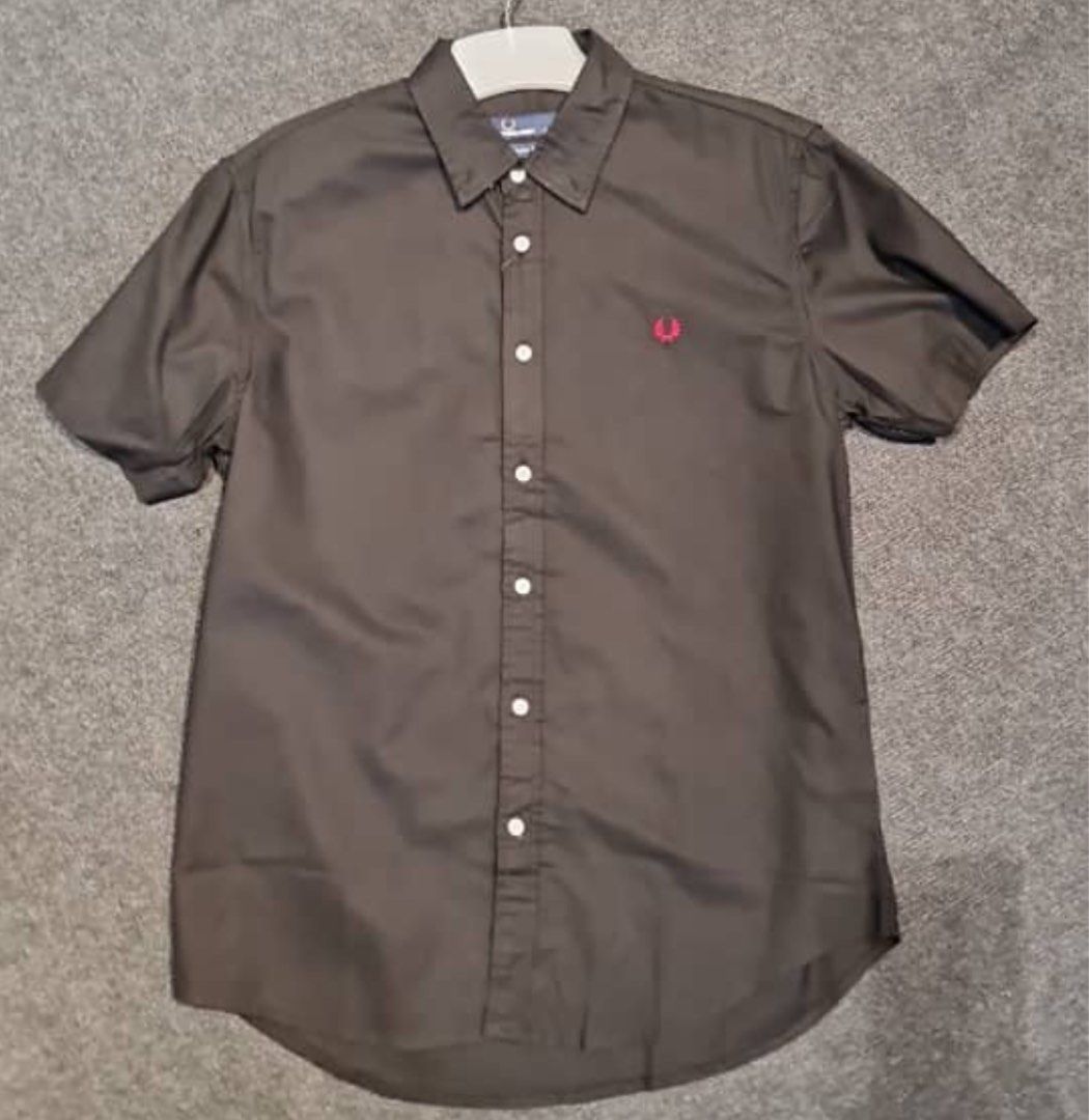 Fred perry short 2024 sleeve shirt sale
