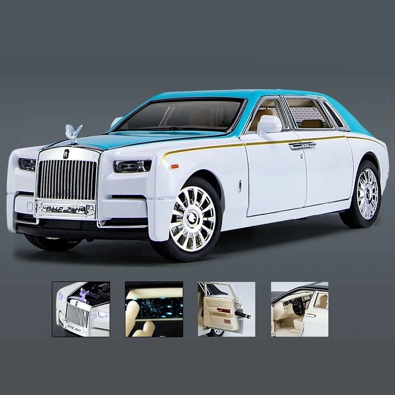 1:24 Rolls-Royce blue Phantom Starry Sky Top Car Simulation Sound And Light  Pull Back Alloy Car Model Decoration Boy Toy Car, Hobbies & Toys, Toys &  Games on Carousell