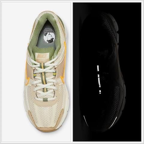 13代購W Nike Zoom Vomero 5 白褐綠女鞋休閒鞋復古球鞋氣墊反光FQ6868 