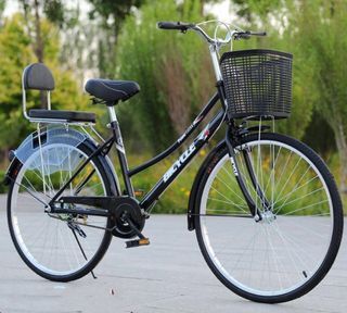 26inch black bicycle like new condition RP$300 - near Sembawang MRT