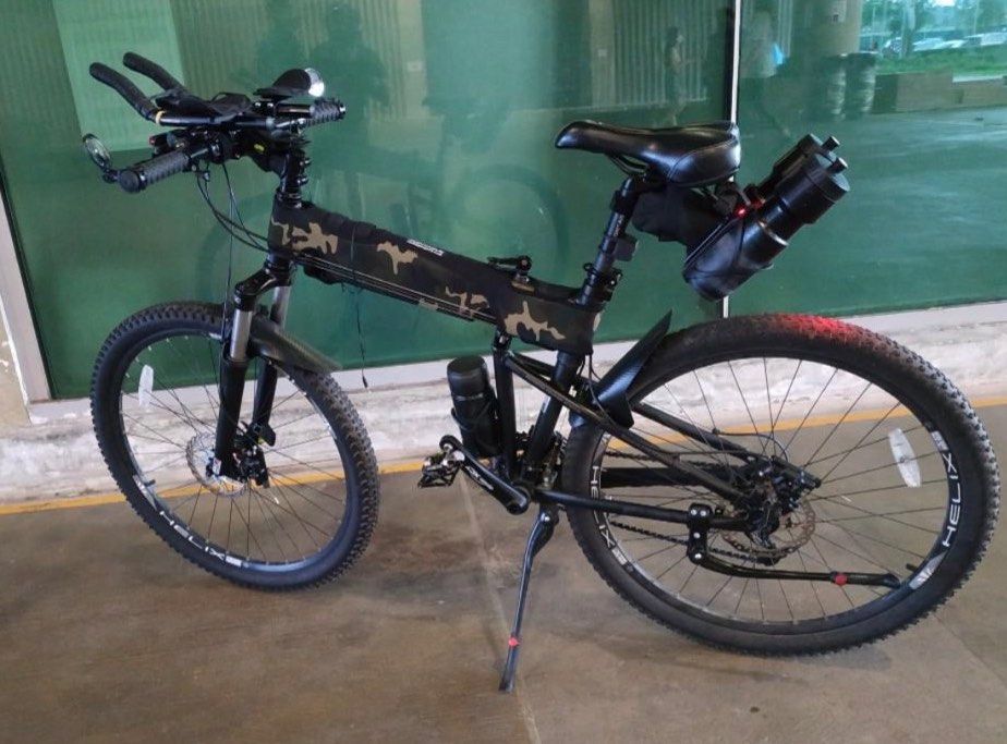27.5 Montague Paratrooper Pro Matt Black Foldable bike condition 8 10