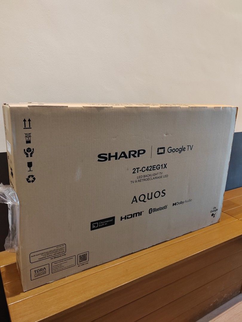 Sharp Aquos 42 Inch Android 9 Full HD LED TV, Unboxing