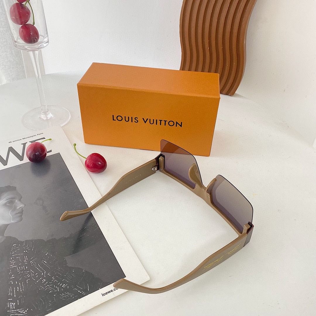 Sunglasses Louis Vuitton Brown in Plastic - 34846414