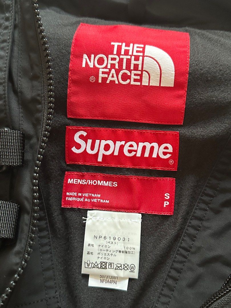 99%new Supreme x The North Face >> RTG Jacket Vest 20SS NP61903I