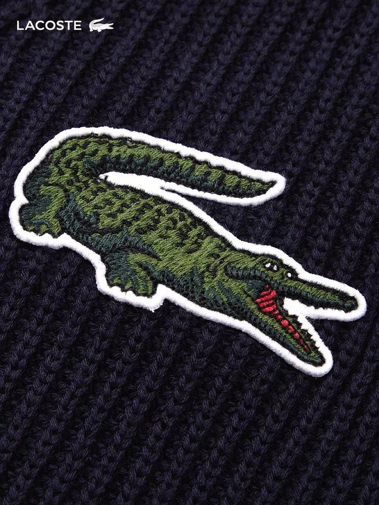 外國預訂 Lacoste 刺繡logo 針織毛衣 鈕扣口袋外套, 男裝, 外套及戶外衣服 - Carousell