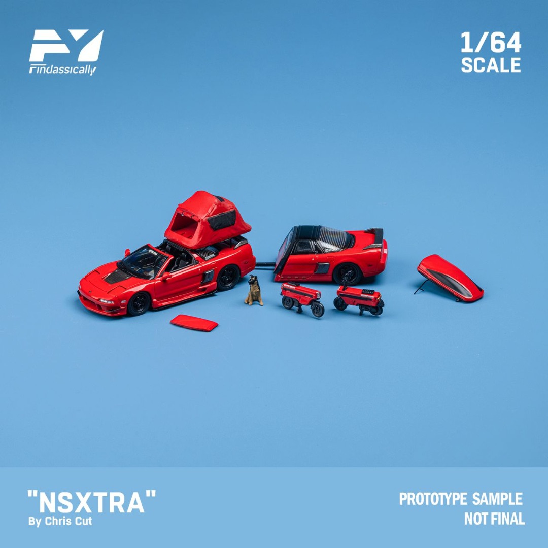 [預購 Pre-order] Finclassically 1/64 NSX TRA by Chris Cut, 預購 - Carousell