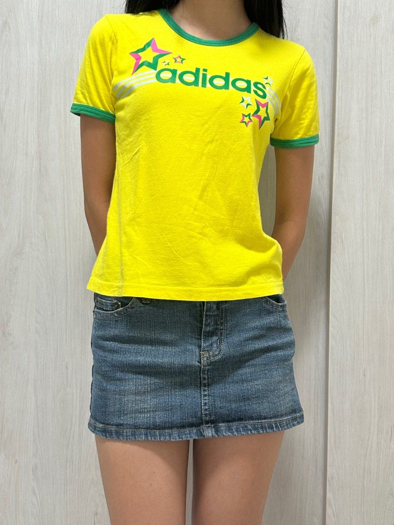 adidas baby tee y2k Women s Fashion Tops Shirts on Carousell