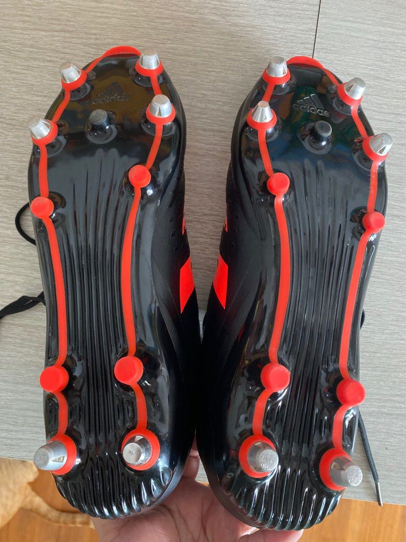 Adidas boots deals metal studs