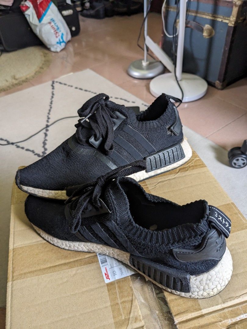 Adidas nmd r1 primeknit black olive online