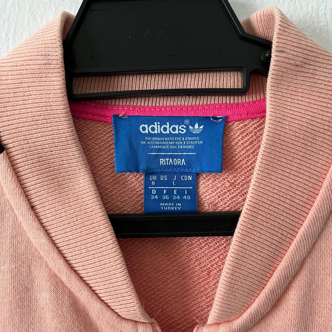 Rita ora pink adidas jacket sales