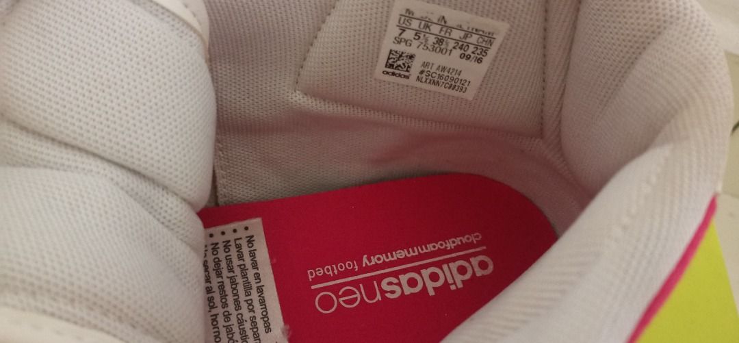 Adidas PINK cloudfoam shoe highcut Women s Fashion Footwear