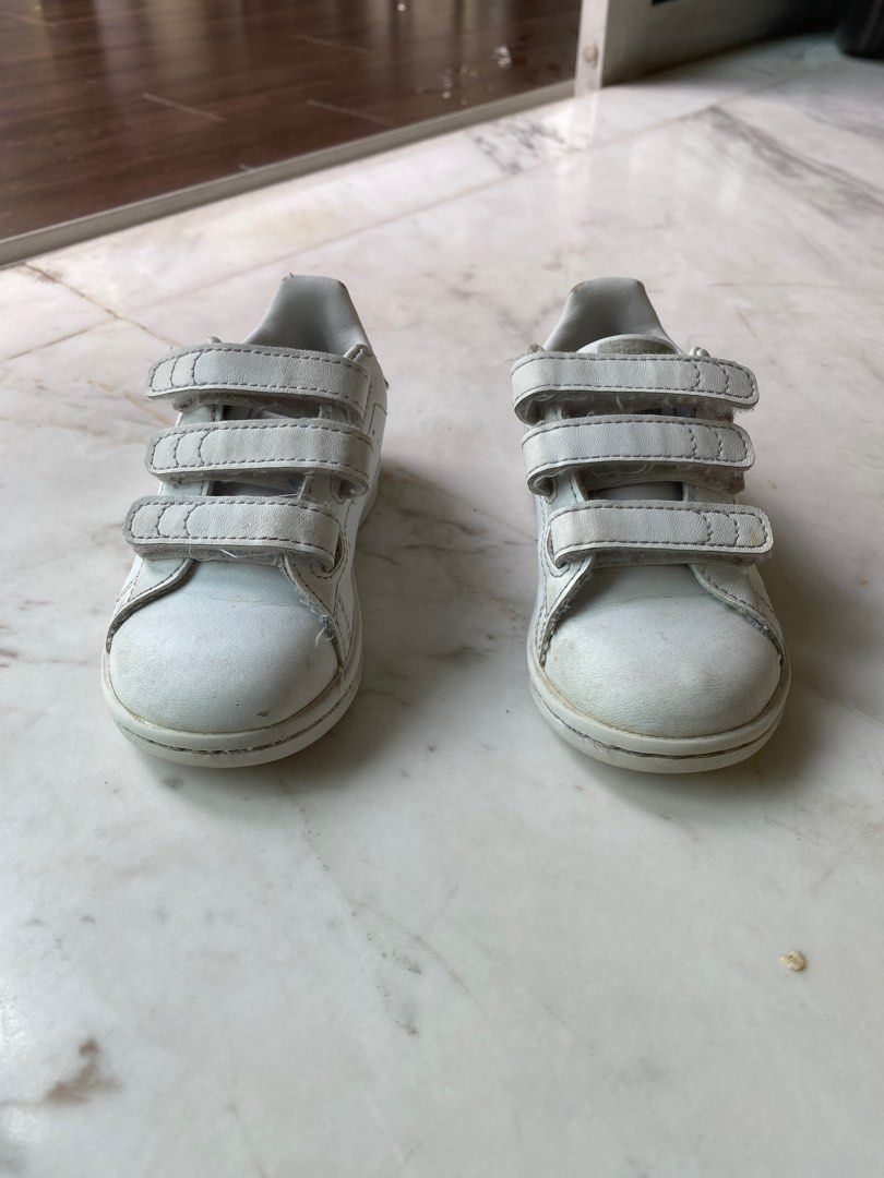 Adidas Stan Smith Kids Toddler Girl Shoes White Size EUR 23