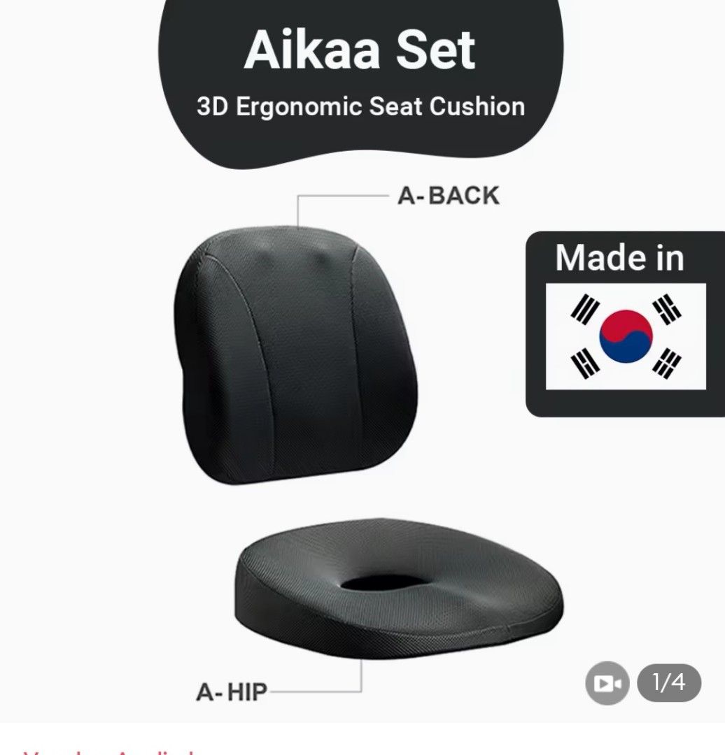 Aikaa 3D Ergonomic Seat Cushion, Furniture & Home Living, Furniture