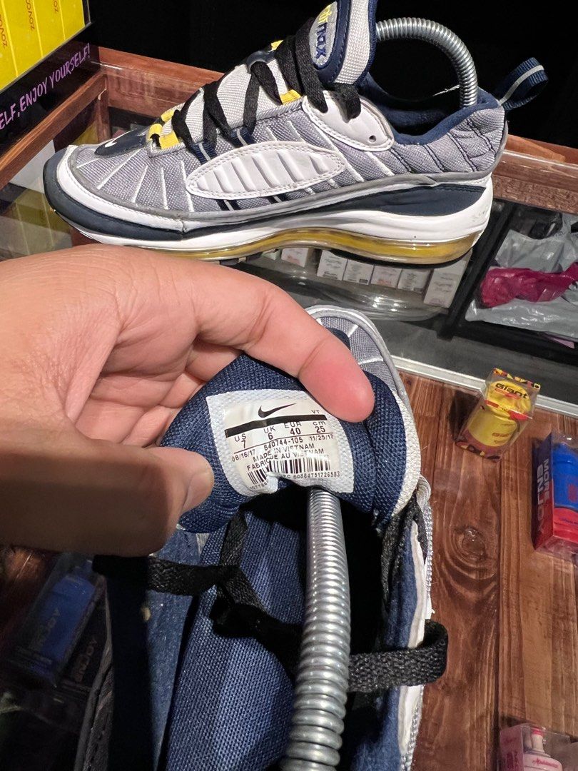 Airmax 98 Tour Yellow Men s Fashion Footwear Sneakers on Carousell