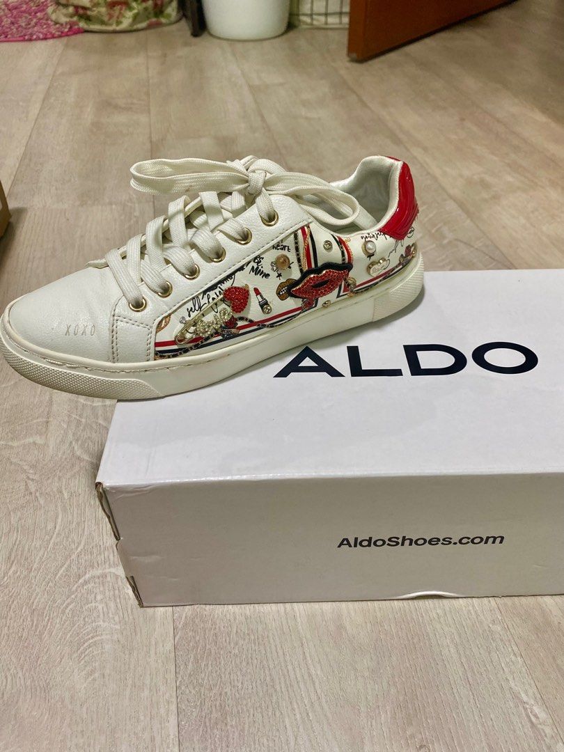 Aldo best sale leopard sneakers